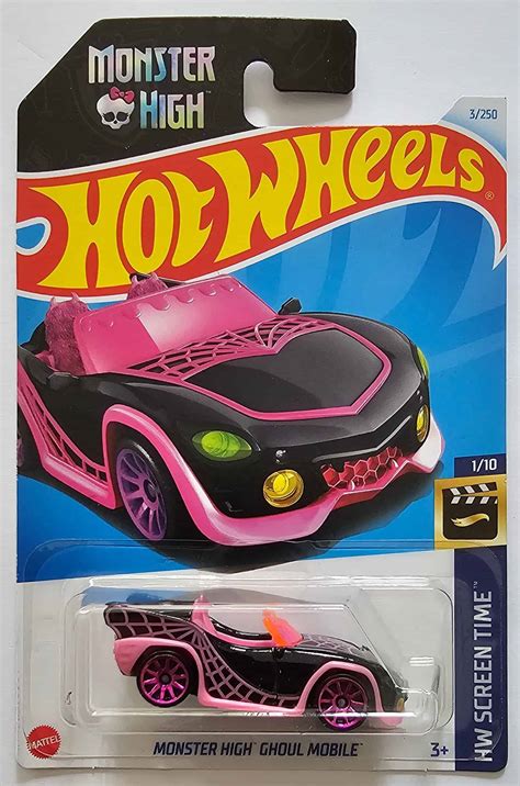 Hot Wheels Screen Time Monster High Ghoul Mobile Universo Hot Wheels