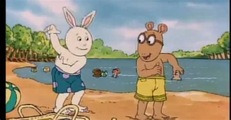 Shirtless Drawn Cartoon Boys & Men: Arthur and Buster