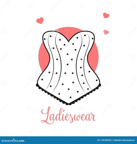 Women Fashion Logo Design Template Lingerie Emblem Stock Vector Illustration Of Garment