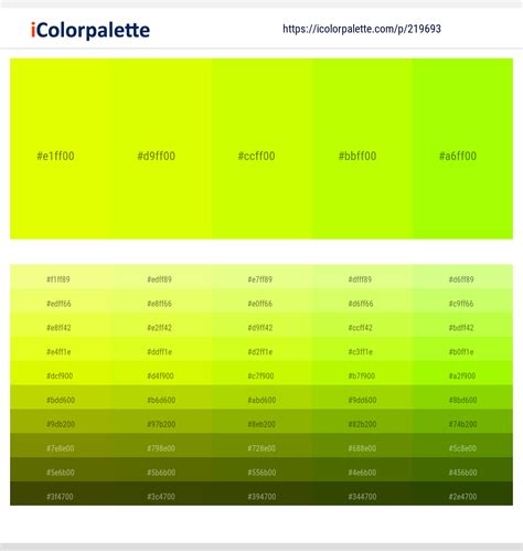 Chartreuse Yellow Chartreuse Yellow Electric Lime Lime Lime