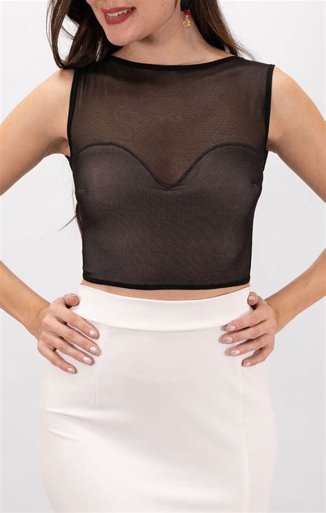 Milla Nude Lace Naked Tango Top Chique Dancewear