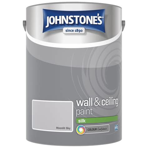 Johnstones Paint Vinyl Silk Emulsion Moonlit Sky 5l Painting