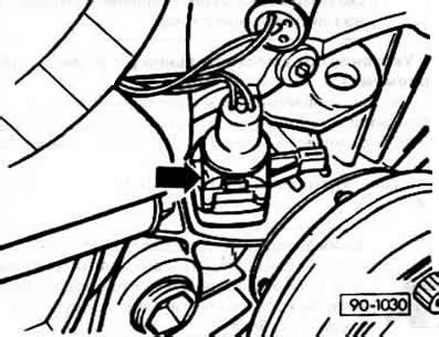 Проверка датчика спидометра (Ауди 80 Б3, 1986-1991 ...