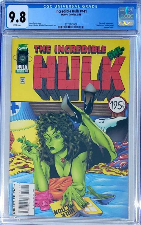 Incredible Hulk 441 Marvel 1996 CGC 9 8 She Hulk Pulp Fiction