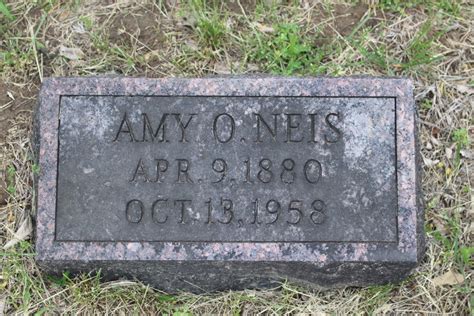 Amy Oneida Lazenby Neis M Morial Find A Grave