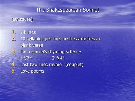 PPT - The Shakespearean Sonnet PowerPoint Presentation, free download ...