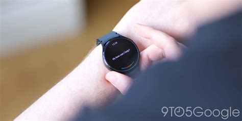 Google Assistant on Galaxy Watch 4 hands-on [Video] - 9to5Google