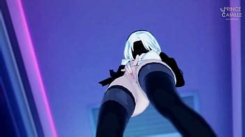 YORHA B MASTURBATING UNTIL INCREDIBLE ORGASM NIER AUTOMATA XVIDEOS