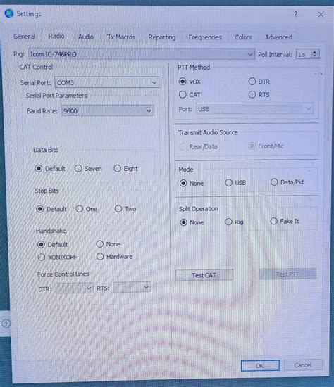 FT8-Digital-Mode@groups.io | FT8 not working with Icom 746 Pro