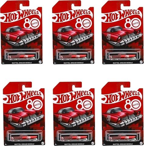 Amazon Hot Wheels Mattel Dream Mobile Th Anniversary Collectors Edition Pack Retro