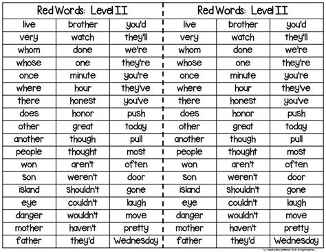 Project Read Support Red Word Level Ii Centers Activities