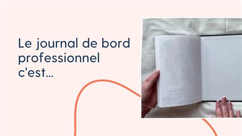 C Est Quoi Un Journal De Bord Professionnel YouTube