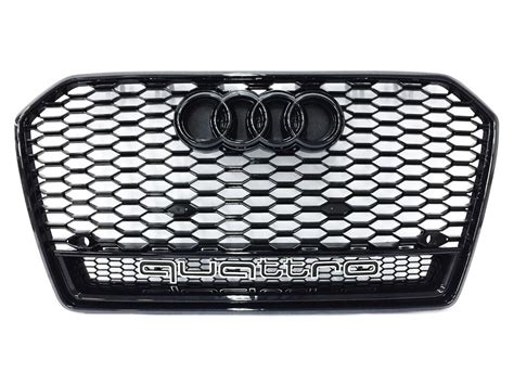 Grill RS Look SCHWARZ Audi A6 S6 4G C7 Facelift Ab 2014 RS6 Front