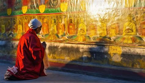 praying monk stock  images  backgrounds