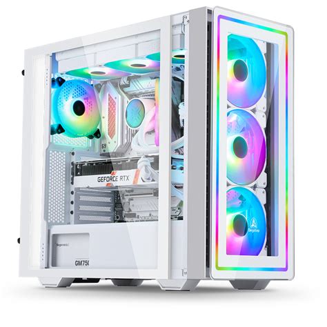 OEM DIY Argb Transparent Glass Panel Gaming PC Case - Gaming Case and ...