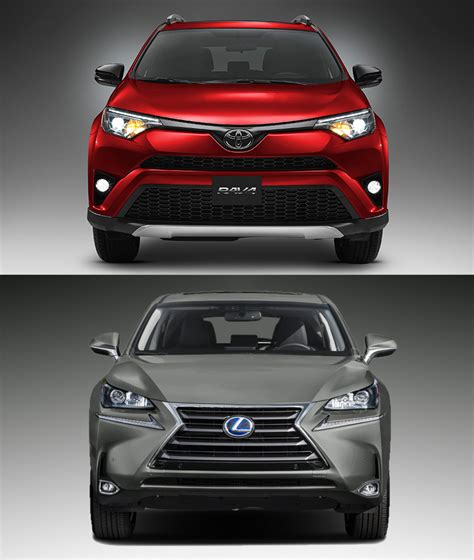 Lexus Ux Hybrid Vs Toyota Rav4 Hybrid