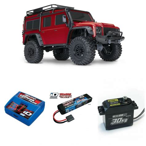Pack Especial Traxxas Trx 4rojo 4wd 110 BaterÍa Traxxas 7600