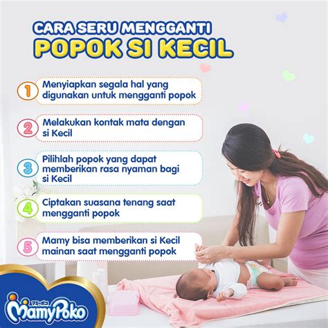 Cara Seru Mengganti Popok Si Kecil Mamypoko Indonesia