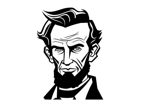 Abraham Lincoln'S Face Coloring Sheet - Coloring Page