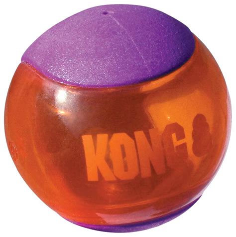Kong Squeezz Action Ball Bounce And Squeak Toy For Dogs 3 Sizes