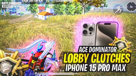 Ace Dominater Lobby Clutches Iphone Pro Max Fps Bgmi Pubg