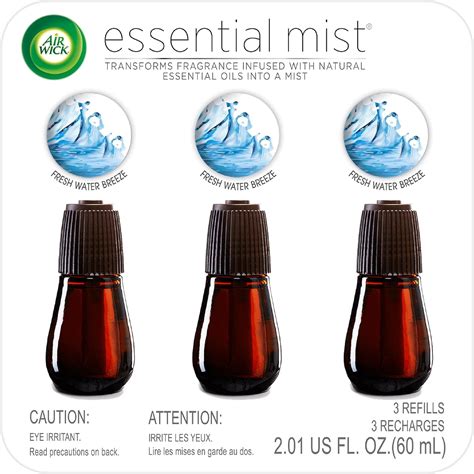 Amazon.com: Air Wick Essential Mist Refill, 3ct, Fresh Waters, Air