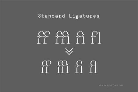 cach su dung font ligatures trong photoshop illustrator