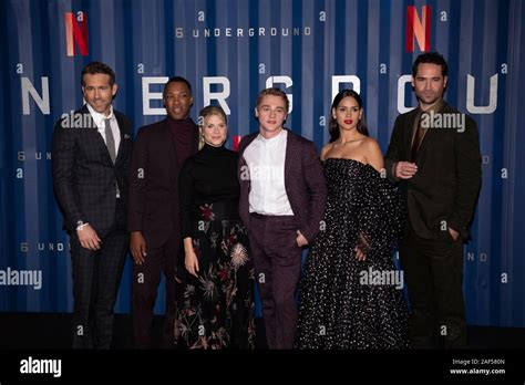 New York, NY, USA - December 10, 2019: Cast attend Netflix's "6 ...