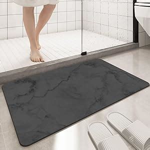 Stone Bath Mat 50 80cm Quick Drying Bathroom Mats Super Absorbent