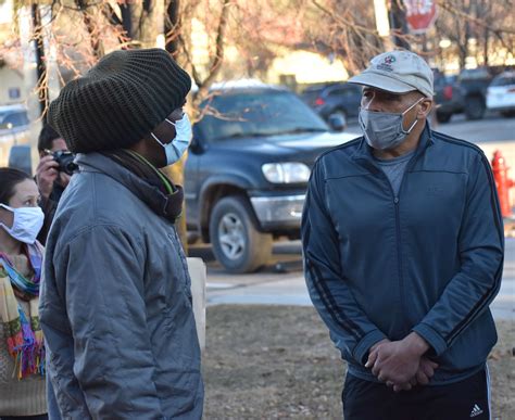 Dozens turn out in support of Carbondale man who’s tied up in municipal