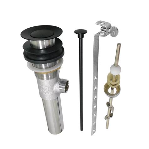 Kingston Brass Brass Pop Up Bathroom Sink Drain Wit The Home Depot Canada