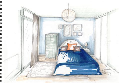 Croquis Chambre Coucher Peinture Chambre B B Deco Chambre D Co