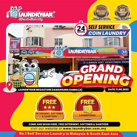 grand opening laundrybar megastore modern damansara damai