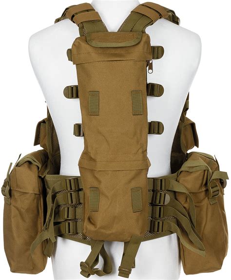 Tactical Weste div Taschen coyote tan günstig kaufen