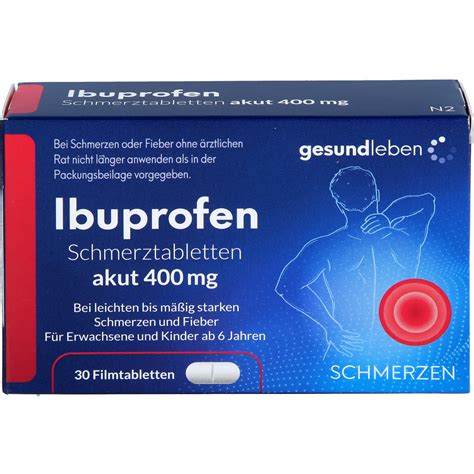 ibuprofen schmerztabletten  mg filmtabletten apotalde ihre