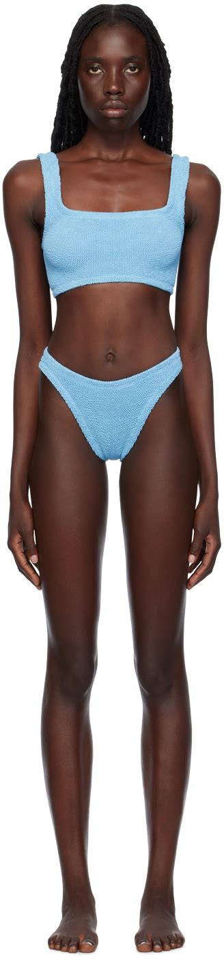 Buy Hunza G Blue Xandra Bikini Sky Blue At 25 Off Editorialist