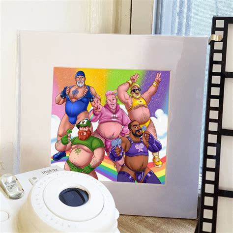 Matted Poster Care Bears Special Edition Queer Artwork Gay Etsy