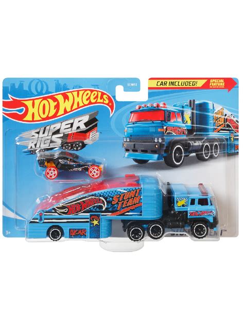 Hot Wheels Super Rigs Stuntin Semi Gbf16
