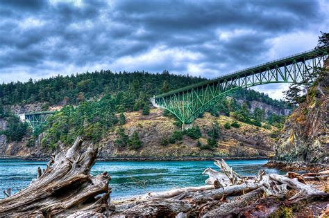 Deception Pass Bridge Photograph By David Patterson