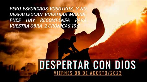 Devocional Despertar Con Dios Tema Esforzado Valiente Y Agradecido