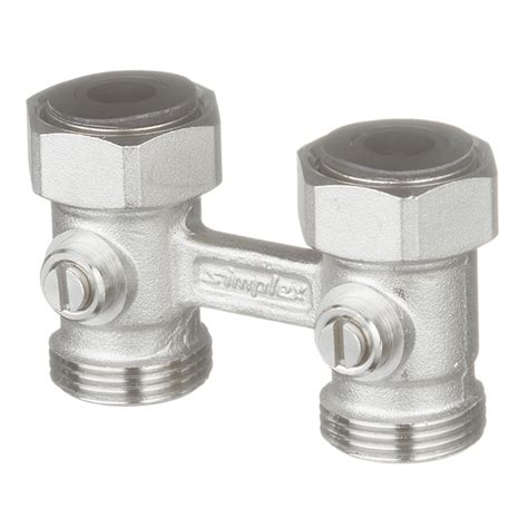 Узел нижнего подключения прямой Simplex Standard Line D1/50 H-образный ...