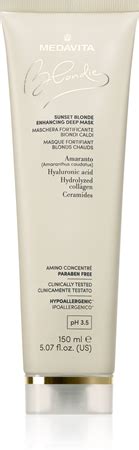 Medavita Blondie Sunset Blonde Enhancing Deep Mask intenzivní maska pro blond a melírované vlasy