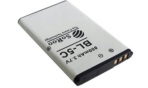 Batería BL-5C: características, análogos y dónde encajan