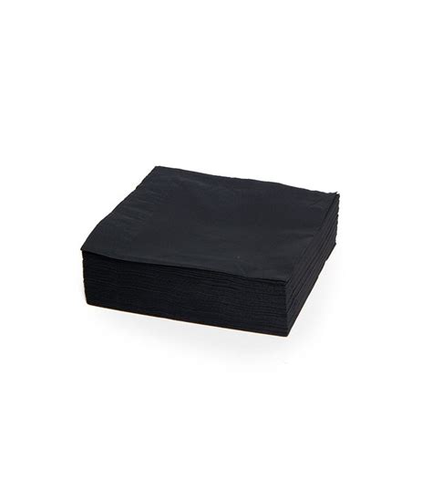 Caprice Ply Black Lunch Napkin X Mm