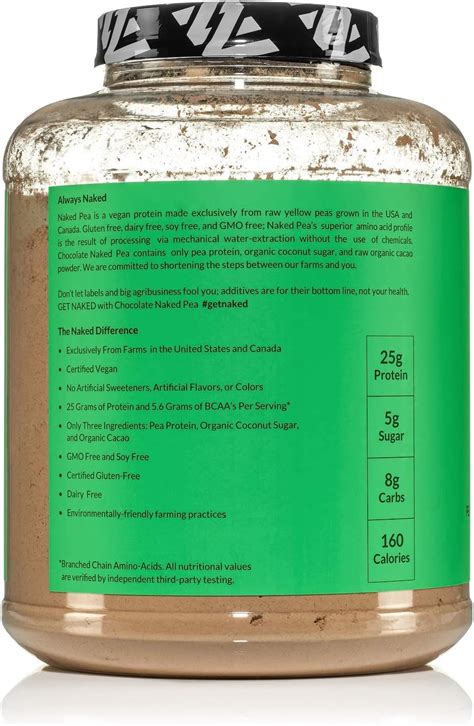 Naked Nutrition Proteína de chícharo aislado de granjas