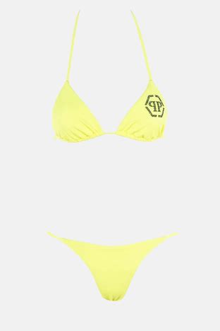 Philipp Plein Boyundan Ba Lamal Logo Detayl Bayan Bikini Cdppt Fu Ya Exxeselection