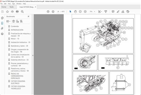Case Cx D Stage V Excavadora De Cadenas Manual De Servicio