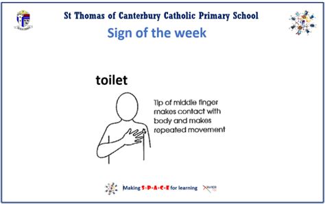 Making Space For Everyone Makaton Sign Of The Week St Thomas Of