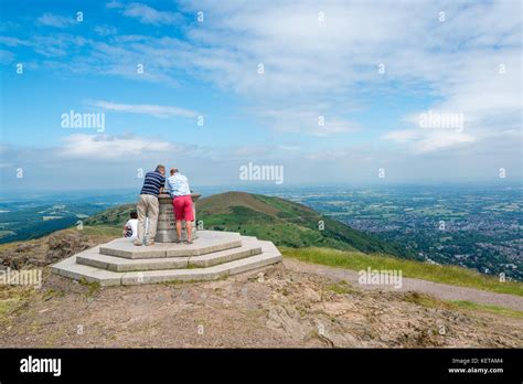 Walking In The Malvern Hills Worcestershire England Stock Photo Alamy