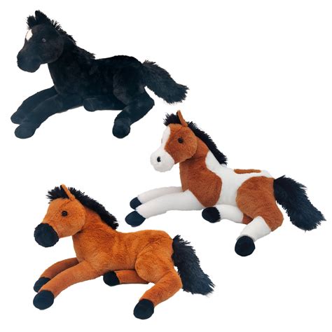 Paniate Peluche Cavallo Steso 50cm DeCar